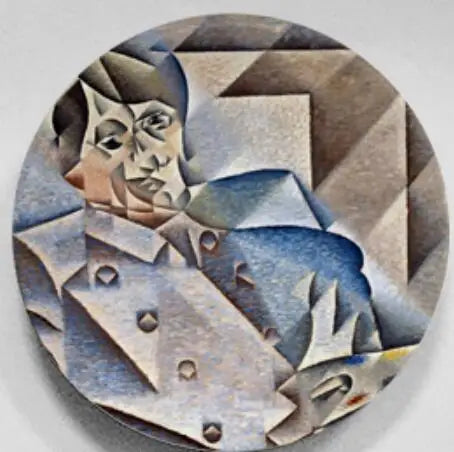 Picasso Inspired Abstract Ceramic Decorative Plate Wall Art Hanging Display Serving Tray