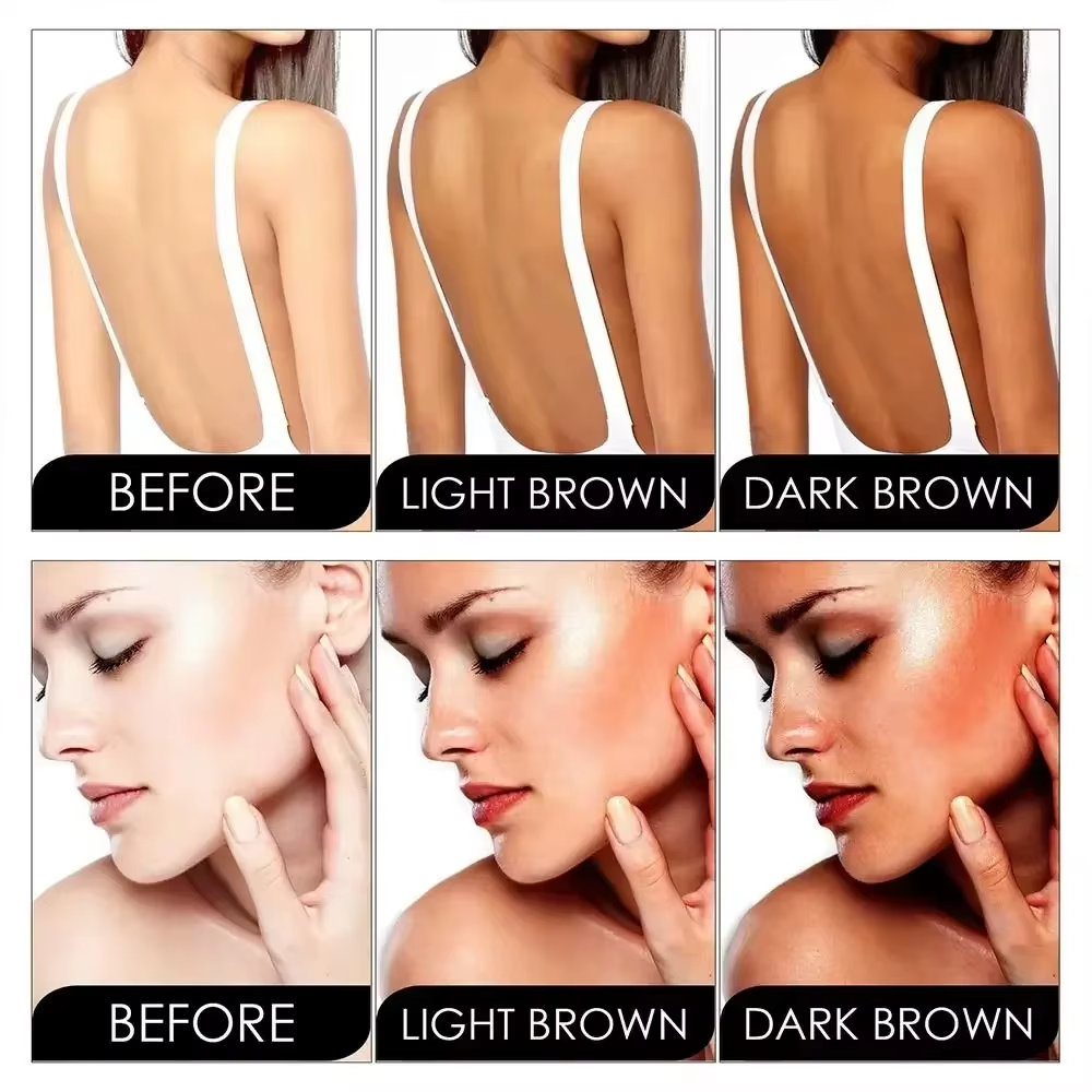 Summer Skin Sunless Self Tanning Cream for Face & Body | Natural Glow Bronzing Lotion (Free Shipping)