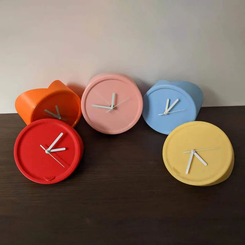 Creative Concave Angle Convex Angle Wall Clocks Mechanism Silent Wall Clock Minimalist Small Living Room Decorative Ornaments