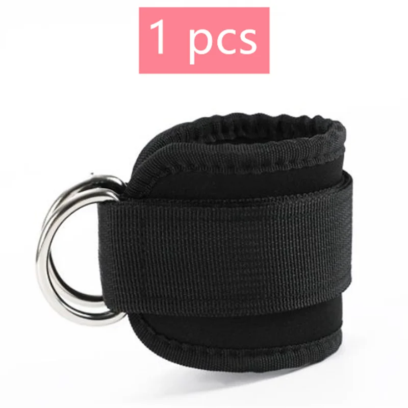 Cable Ankle Straps 1/2/4-Pack | Adjustable Double D-Ring Gym Ankle Cuffs | Glute & Leg Training | FREE SHIPPING 💪