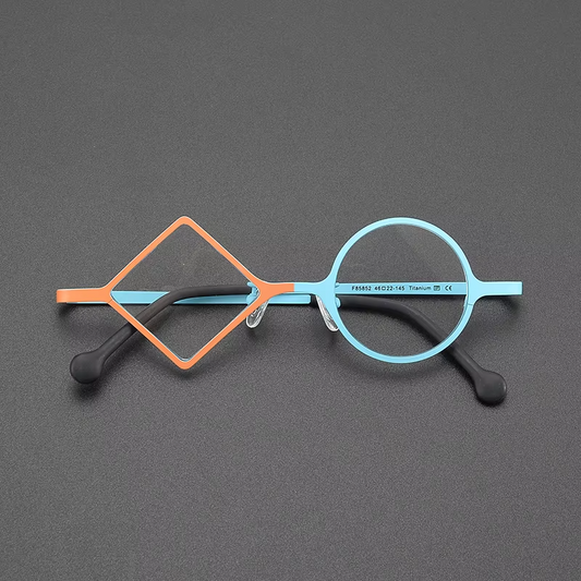 Ultralight Pure Titanium Round Eyeglasses | Multicolor Retro Optical Frames | Unisex Prescription Glasses | FREE SHIPPING 👓✨