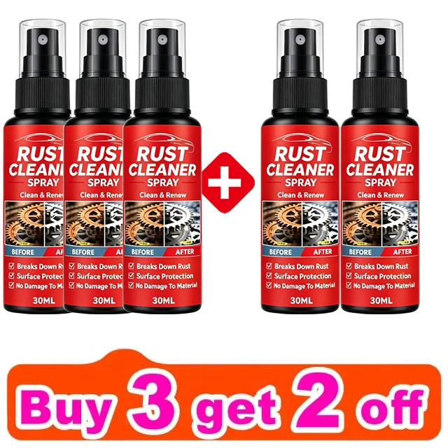 Rust Remover Spray for Metal Surfaces, Household Appliances, Auto Wheels & Tire Rust Cleaner