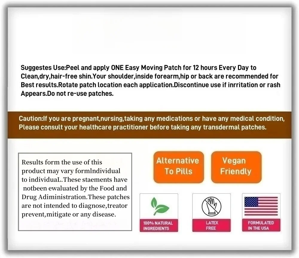 Height Growth Patch with Calcium, Vitamin D3 & Zinc | Natural Bone Strength for Kids & Teens (Free Shipping)