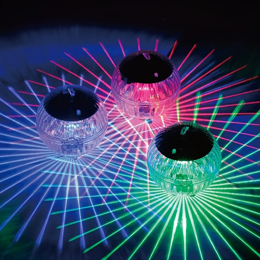 Solar Floating Pool Lights RGB Color Changing LED Waterproof Outdoor Hanging Lamp | Free Shipping