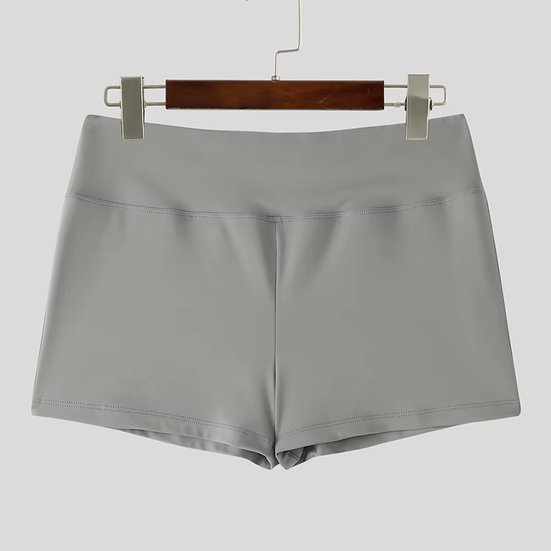 Men's Casual Shorts Elastic Waist Solid Color Jogger Shorts with Pockets Summer Streetwear 2026