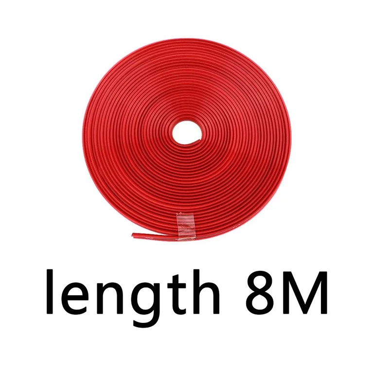 Universal Car Rim Protector Strip | 8M Wheel Edge Guard | Scratch & Curb Rash Protection | Tire Trim Styling | FREE SHIPPING