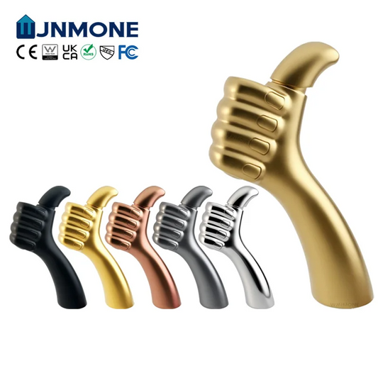 Design Bathroom Sink Faucet Thumbs Bathroom Faucet Brass Mixer Basin Faucet Single Hole Deck Mounted Washbasin Water Taps