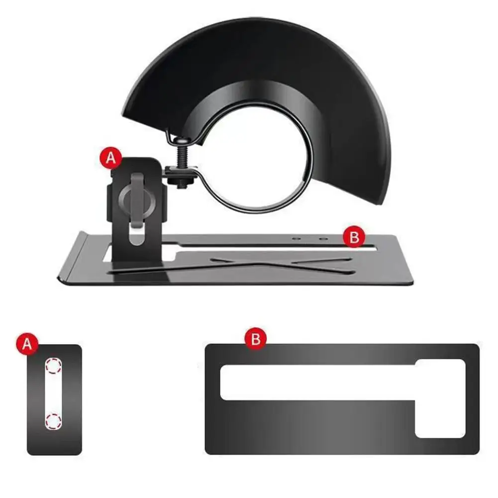Universal Angle Grinder Stand Bracket – Heavy Duty Cutting Machine Holder Base for Woodworking