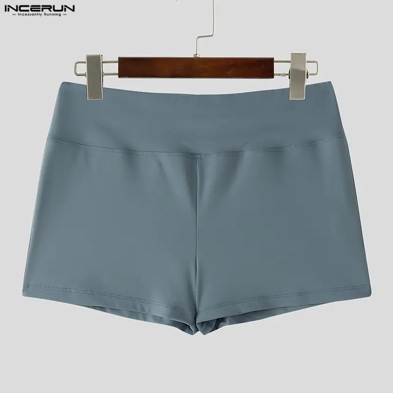 Men's Casual Shorts Elastic Waist Solid Color Jogger Shorts with Pockets Summer Streetwear 2026