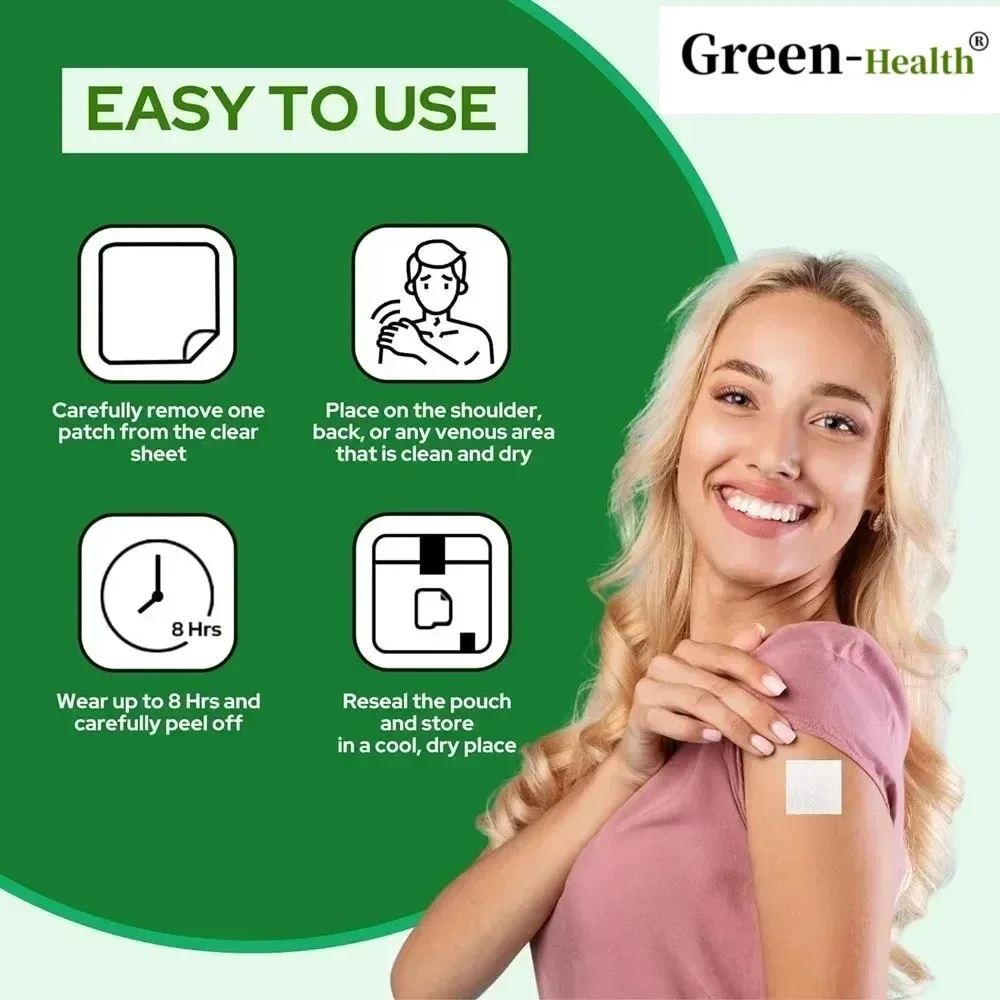 Height Growth Patch with Calcium, Vitamin D3 & Zinc | Natural Bone Strength for Kids & Teens (Free Shipping)