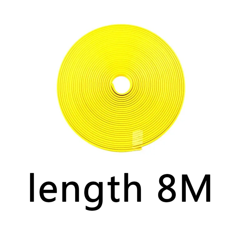 Universal Car Rim Protector Strip | 8M Wheel Edge Guard | Scratch & Curb Rash Protection | Tire Trim Styling | FREE SHIPPING