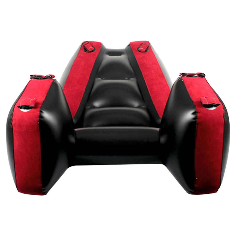 Sex Tools For Couples Women Flocking PVC Adult Games Sex Chair Bed Inflatable Split Leg Sofa Mat With Straps Sex Furniture Aid