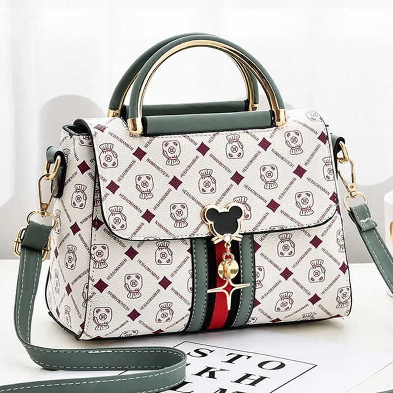 Women's Monogram Shoulder Bag | Luxury-Style Leather Tote Handbag | Printed Single-Shoulder Purse | FREE SHIPPING 👜✨