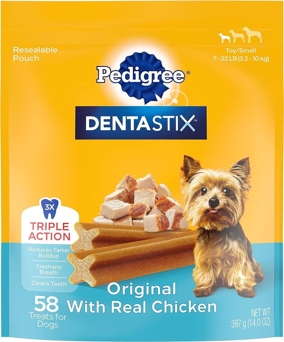 PEDIGREE DENTASTIX Toy/Small Dog Dental Treats Original Flavor Dental Bones,Other Products from dropshipper9 (View All)
