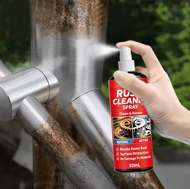 Rust Remover Spray for Metal Surfaces, Household Appliances, Auto Wheels & Tire Rust Cleaner