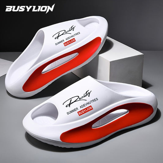 Men's Thick-Soled Sports Slippers | Breathable Hollow Slip-On Sandals | Summer Beach & Home Shoes | FREE SHIPPING 🩴☀️