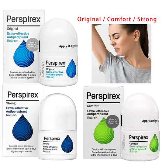 Perspirex Antiperspirant Underarm Roll-On Set of 2| Long-Lasting Clinical Strength Sweat & Odor Protection for Men & Women