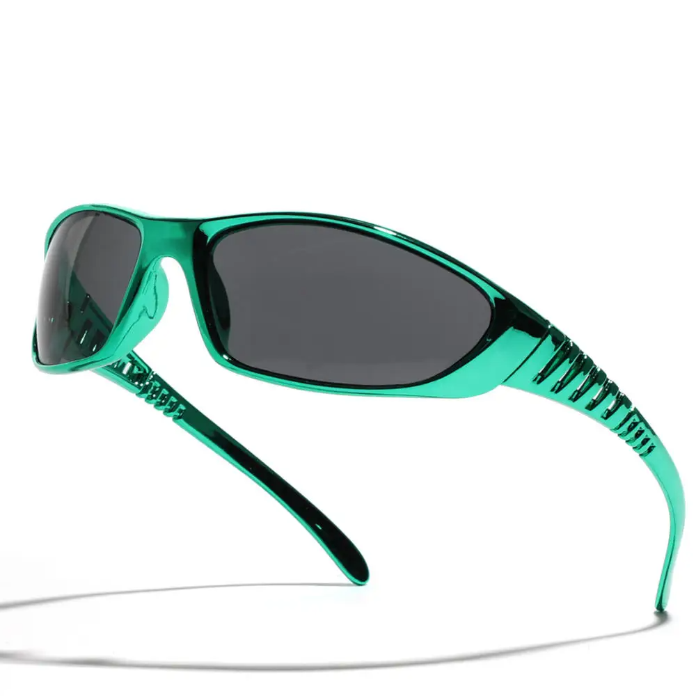 Silver Futuristic Sunglasses | Hollow-Out Cyberpunk Eyewear | Trendy Unisex Fashion Shades | Women & Men | FREE SHIPPING