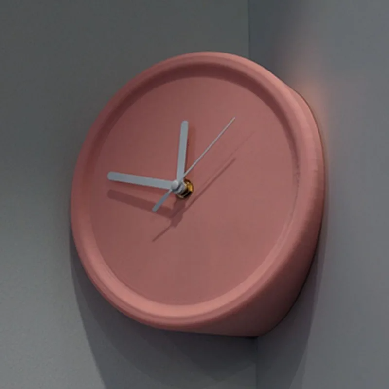 Creative Concave Angle Convex Angle Wall Clocks Mechanism Silent Wall Clock Minimalist Small Living Room Decorative Ornaments