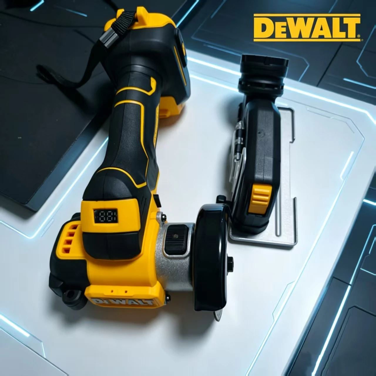 Cordless Angle Grinder 3 Inch Mini Polishing Grinding Machine Electric Cutting Power Tools for DeWALT 20V 18V Battery