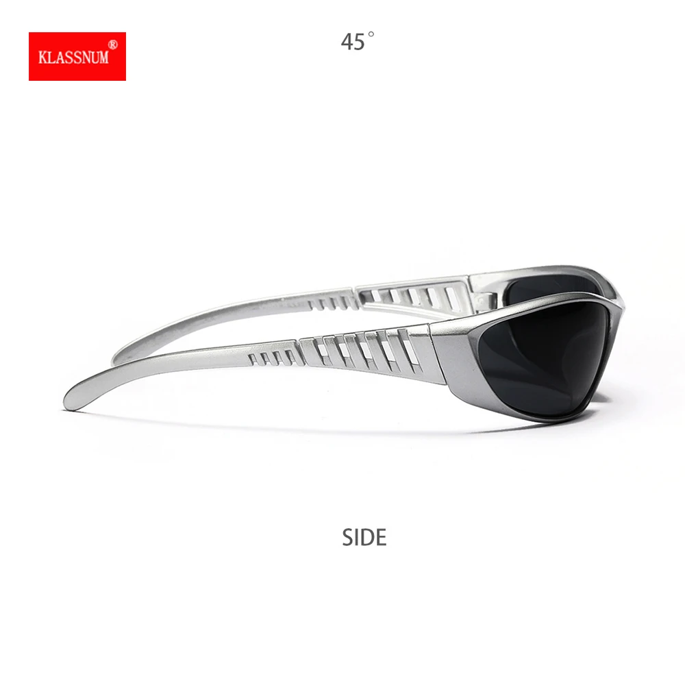 Silver Futuristic Sunglasses | Hollow-Out Cyberpunk Eyewear | Trendy Unisex Fashion Shades | Women & Men | FREE SHIPPING