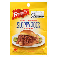 French's Sloppy Joe Seasoning Mix 43g – Classic Savory Sauce Blend for Homemade Sandwiches 3 to 12 ctv
