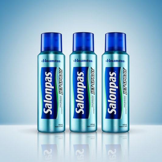 3 Pack Salonpas Pain Relieving Jet Spray 4 OZ | Fast Cooling Relief | Free Shipping