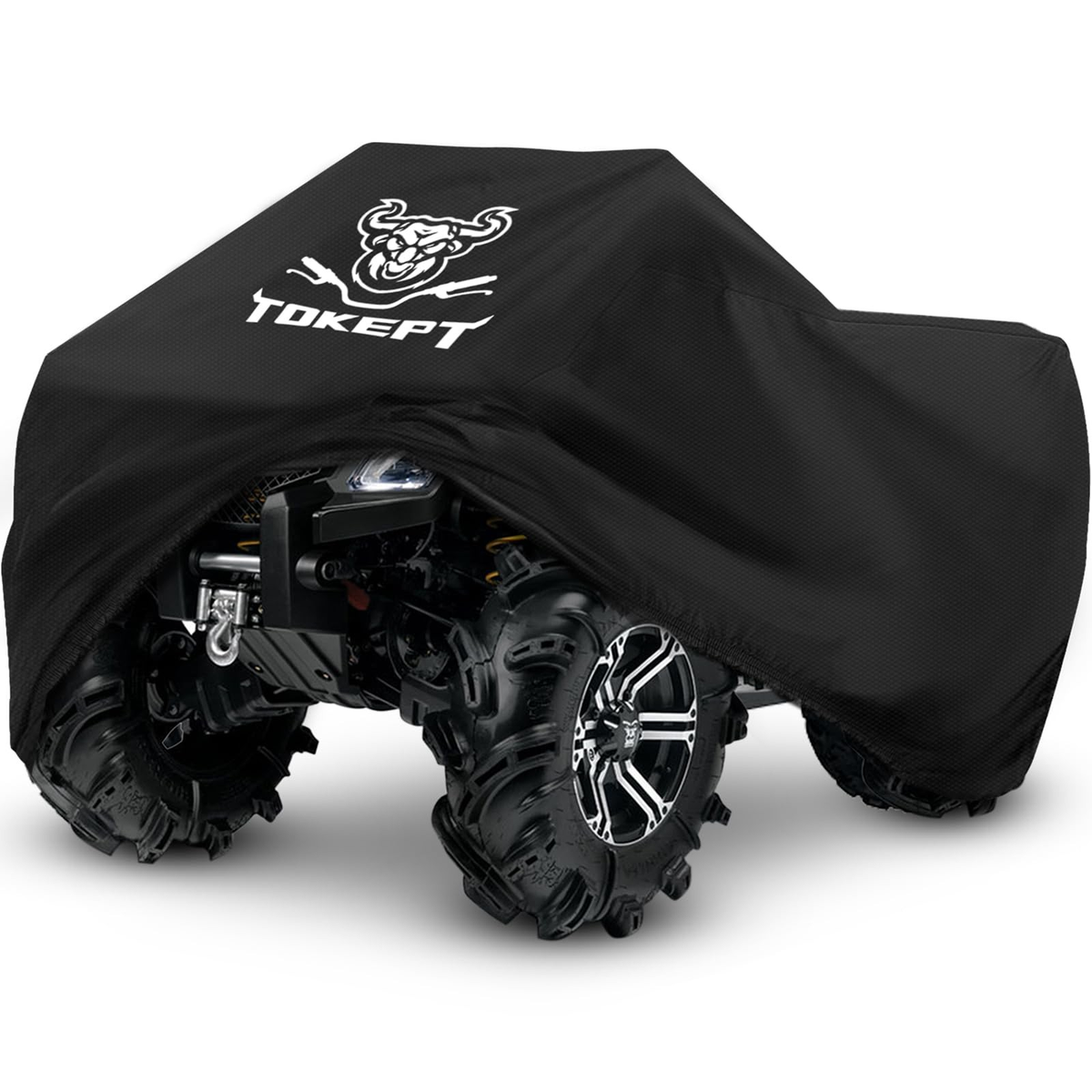 Heavy Duty Waterproof ATV Cover for 100" 4 Wheeler Quad, Fits Honda, Polaris,