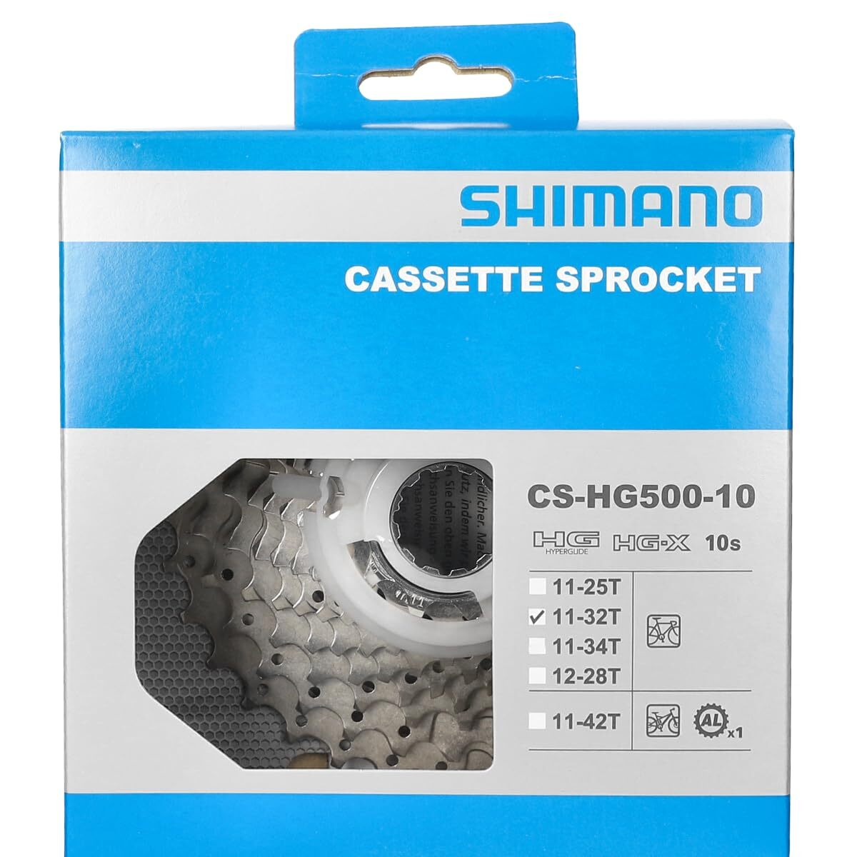 Shimano Tiagra CS-HG500-10 Road Bike Cassette 11-32T 10 Speed