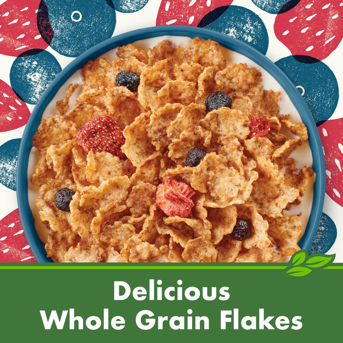 Cascadian Farm Organic No Added Sugar Mixed Berry Cereal 12.5 oz Whole Grain