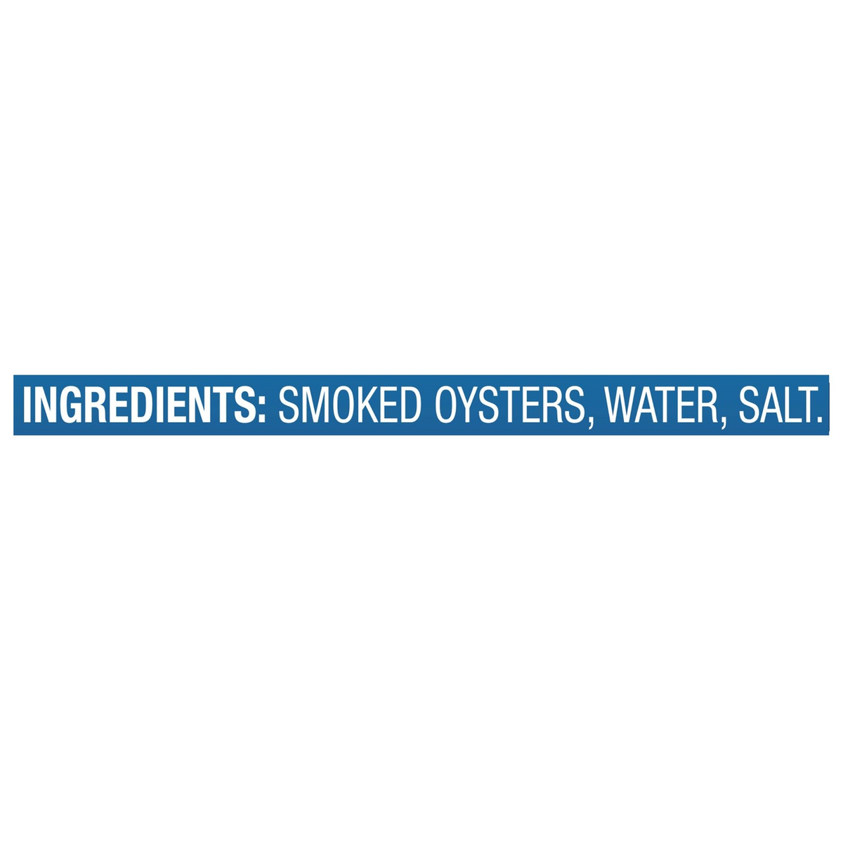 Fancy Smoked Oysters in Water, 3.75 oz | Pack of 12 Canned Seafood