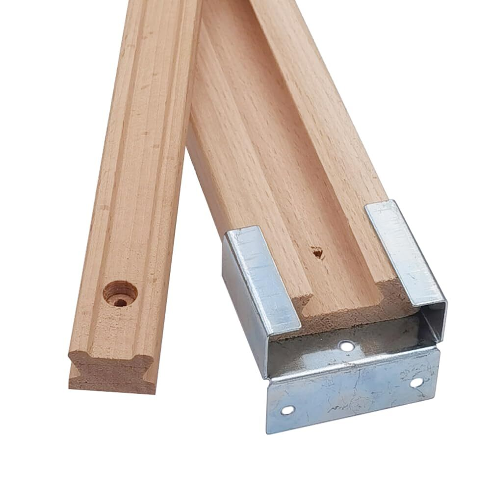 Btibpse Wooden Drawer Slides 16 Inches Classic Wood Center Guide Track