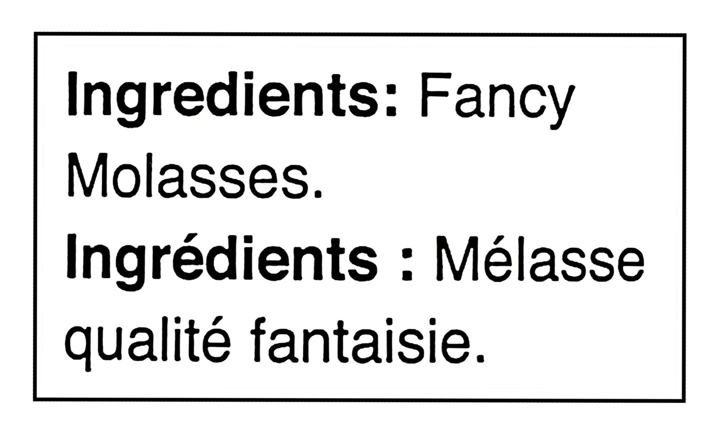 Crosbys Fancy Molasses, 100% Natural, 2 Pack - 2x1.05kg/2.3 lb