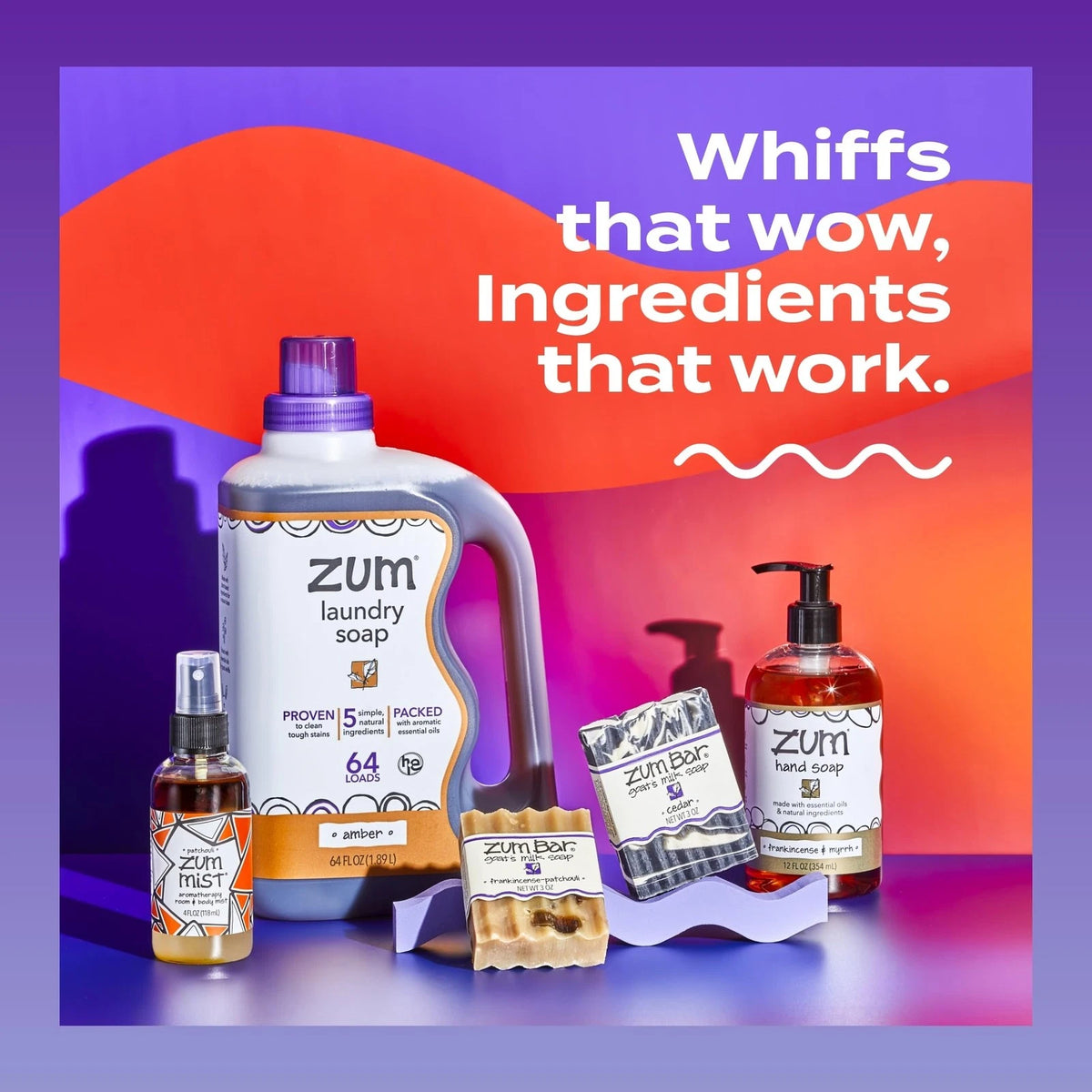 Zum Bar Goat's Milk Soap Frankincense & Myrrh | 3 oz Bars | 3-Pack | Handmade Soap | FREE SHIPPING 🧼🌿
