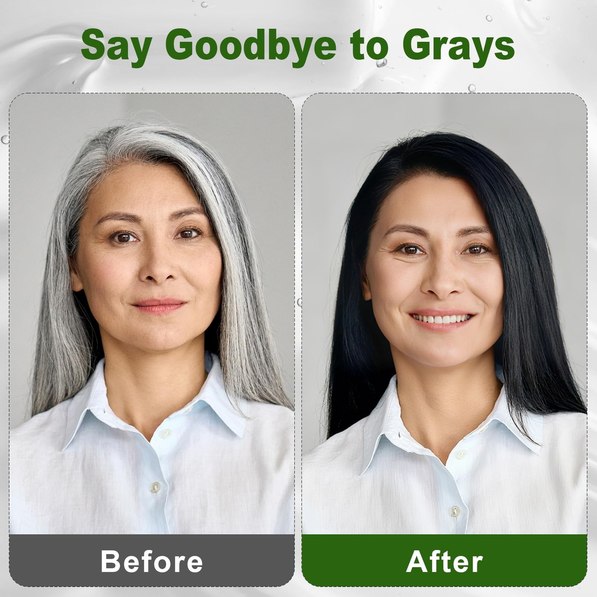 Limer Natural Black Hair Dye Shampoo | 3-in-1 Gray Coverage Hair Color | Ammonia-Free | 460 mL | FREE SHIPPING 🖤