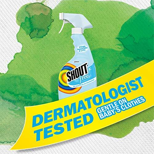 Shout Free Laundry Stain Remover Active Enzyme Spray Fragrance & Bleach Free | Free Shipping
