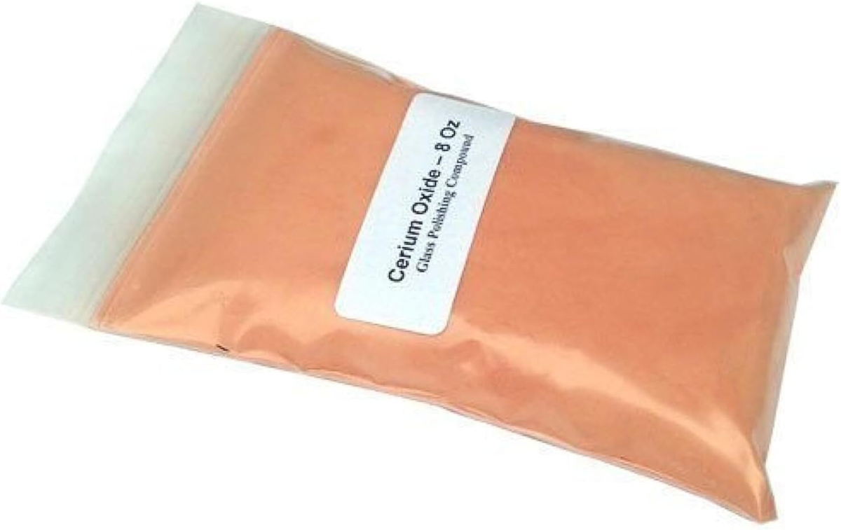 Cerium Oxide Glass Polishing Compound 8 oz | Glass & Windshield Scratch Remover | Mirror, Window & Auto Glass Polish | FREE SHIPPING 🔧✨