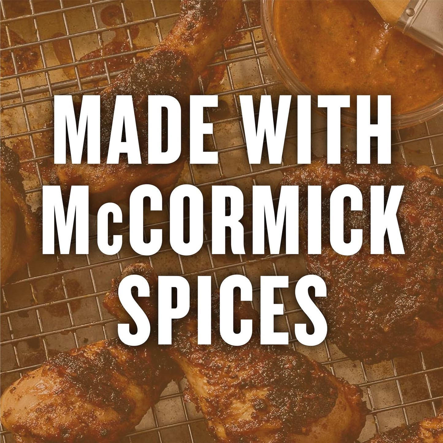McCormick Grill Mates Brown Sugar Bourbon Seasoning 9.75 oz Sweet Smoky BBQ Rub for Meat & Seafood
