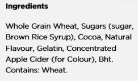 Kellogg's Mini-Wheats Chocolate Cereal 377g (4 Pack) – Whole Grain Breakfast Cereal