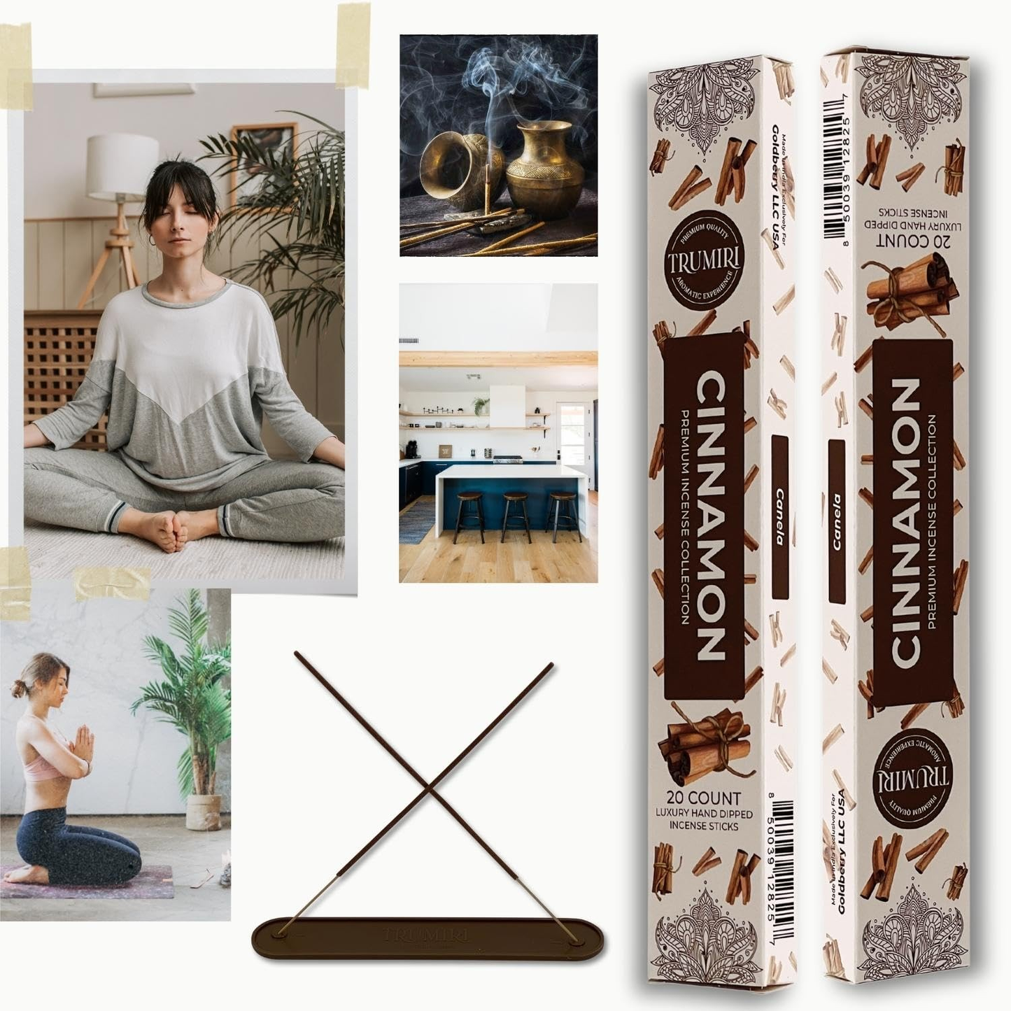 Cinnamon Incense Sticks – Incienso de Canela | Total 40 Incense Sticks