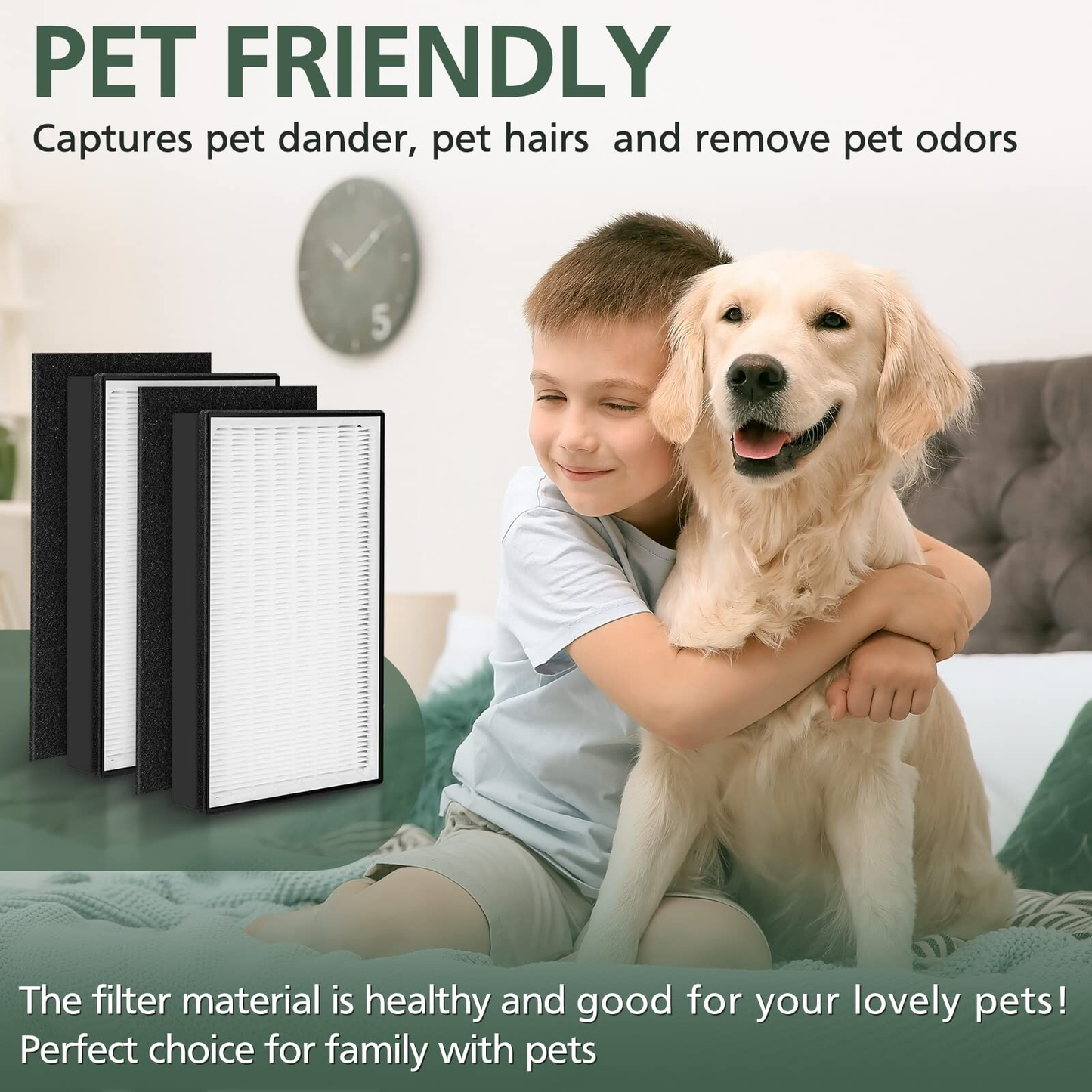 2 Pack A2 H13 HEPA Replacement Filters for 3M Filtrete Room Air Purifiers Free shippingh