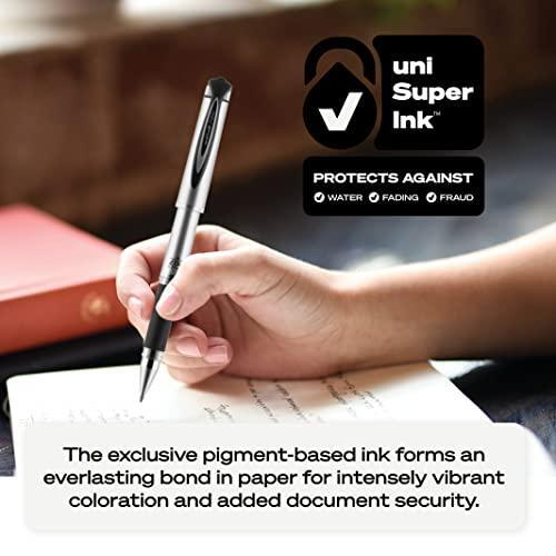 Uni-ball Signo 207 Impact RT Gel Pen 1.0mm Bold Black Pens 12 Pack