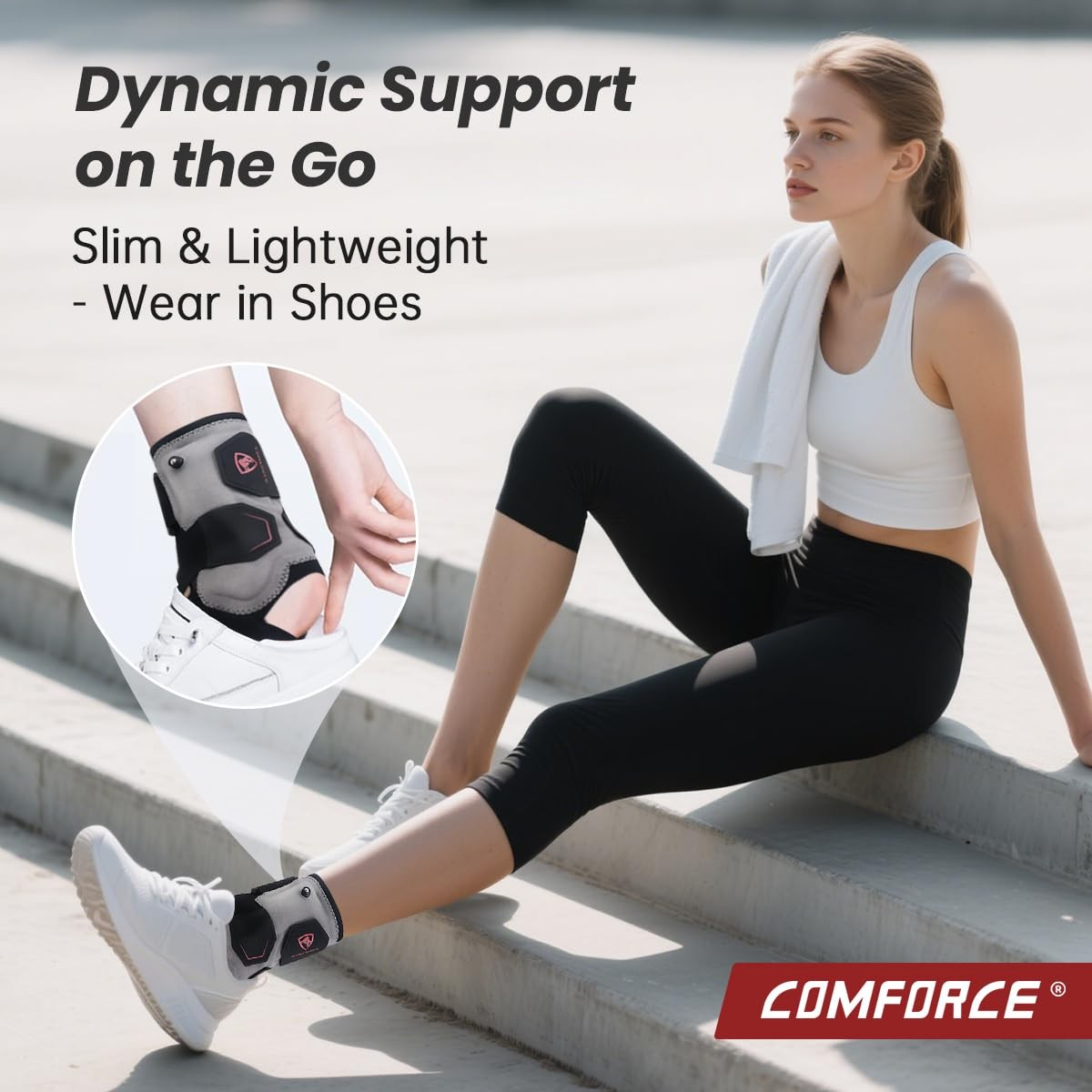 Plantar Fasciitis Ankle Support with Airbag for Heel Pain Relief  Recovery