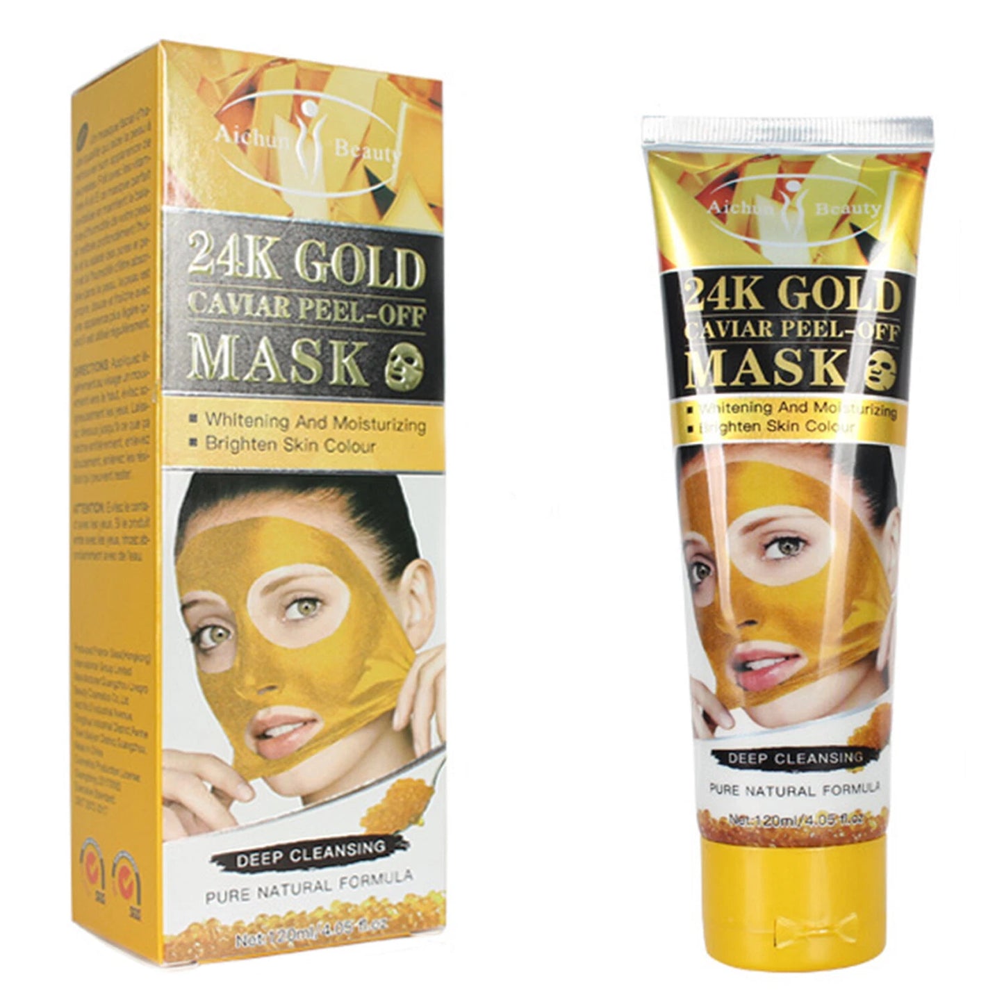 AICHUN BEAUTY Peel-Off Facial Mask Deep Cleansing Oil & Dirt Face Pores 120ml | Free Shipping