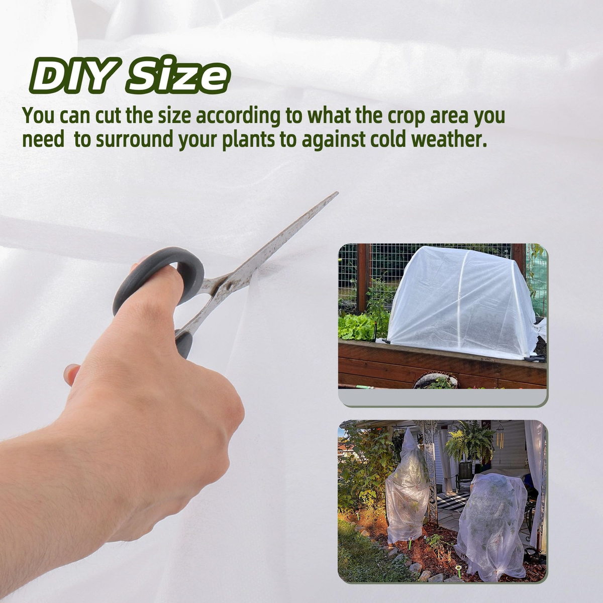 10x50FT Plant Covers for Winter Freeze Protection | Frost Cloth Floating Row Cover | Garden Plant Blanket | FREE SHIPPING 🌱❄️