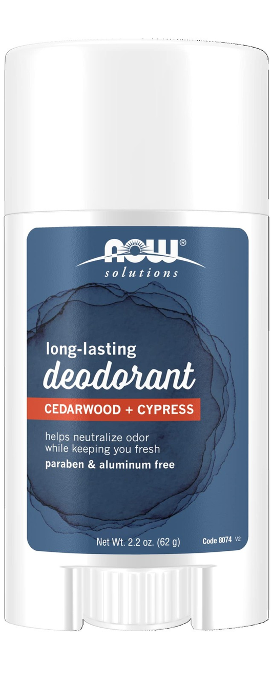 Now Solutions Vegan Body Deodorant 2.2 Ounce Paraben Aluminum Free Woodsy Scent