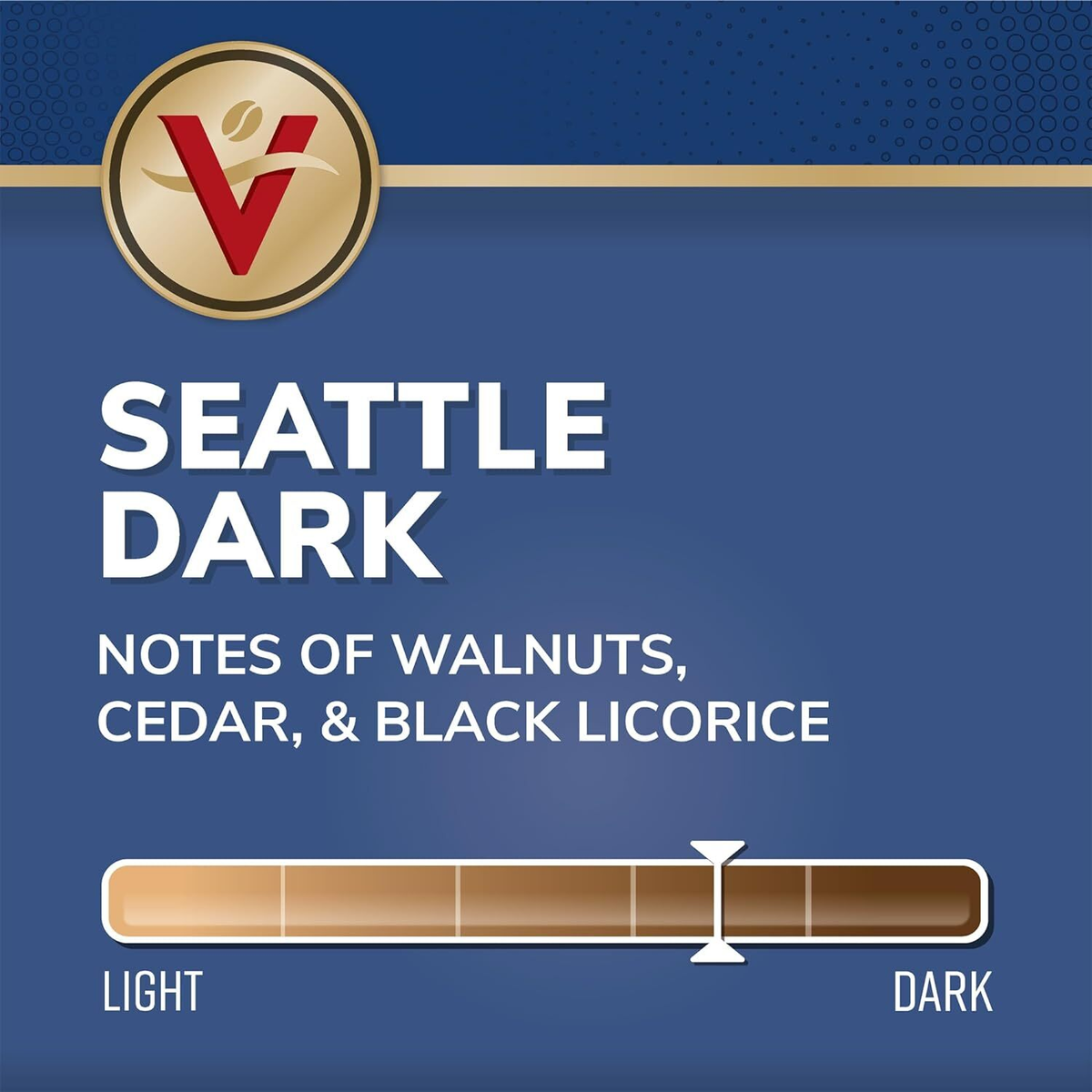 Victor Allen Seattle Dark Roast Coffee Pods 42 Count Single Serve K Cups