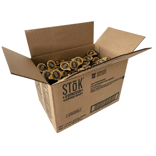 SToK Cold Brew Espresso Coffee Shots Unsweetened 0.43 fl oz (Pack of 264) | Ready-to-Drink Energy Boost Free Shipping