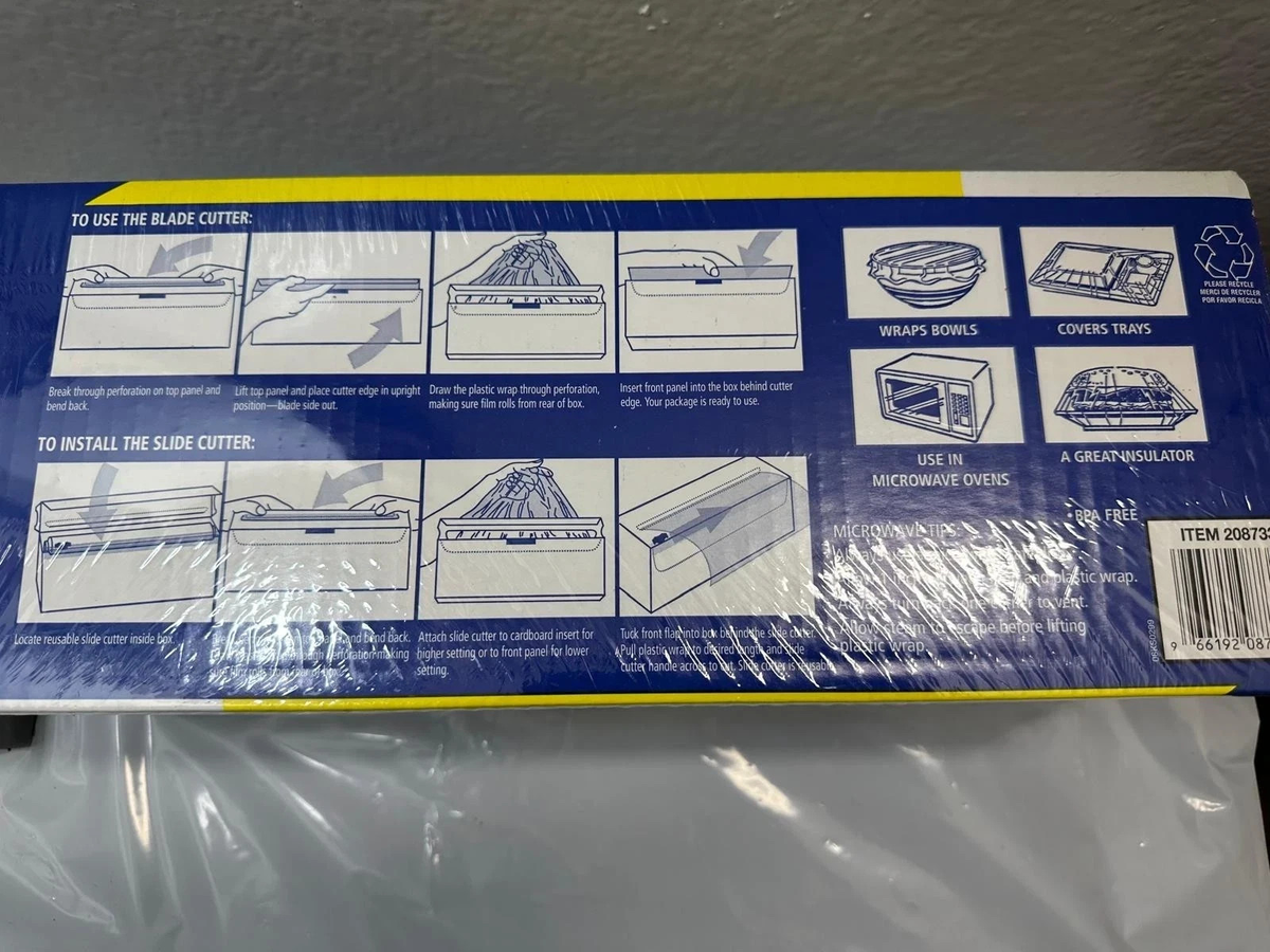 Kirkland Signature Stretch-Tite Premium Plastic Food Wrap 12" X 3000 ft