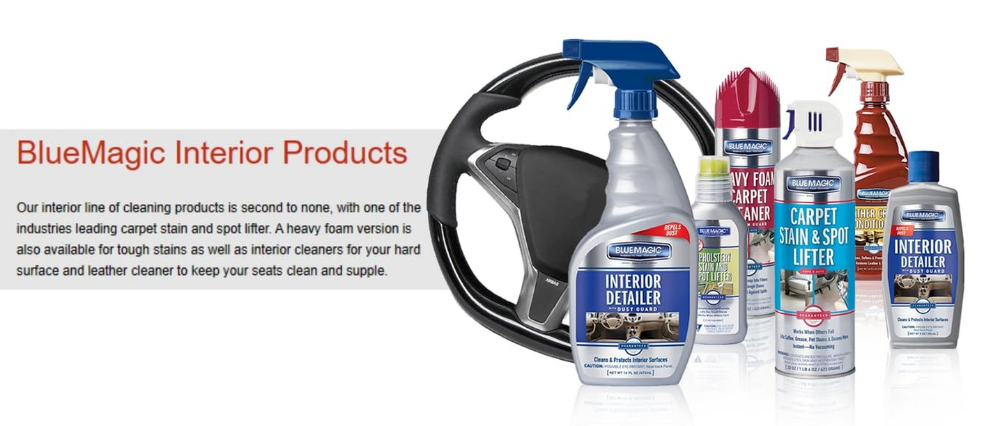 Blue Magic Carpet Stain & Spot Lifter (22 oz Aerosol Can, 4-Pack) – Includes Free Shipping